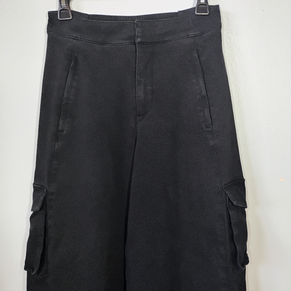 ALO Show Off Cargo Wide Leg Trouser Pants Womens Small Baggy Cool Girl High Rise - Picture 5 of 16
